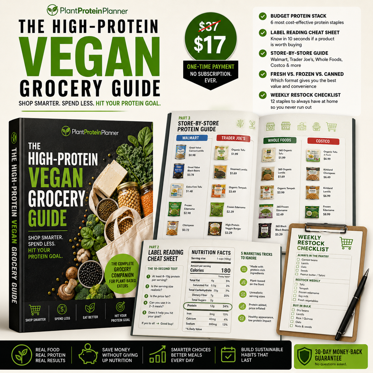 The High-Protein Vegan Grocery Guide